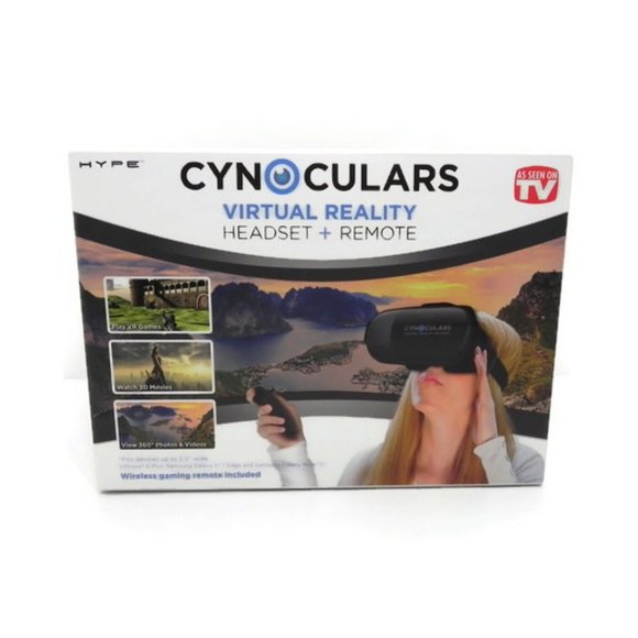 Cynoculars Virtual Reality Headset and Remote - NIB - Picture 1 of 6